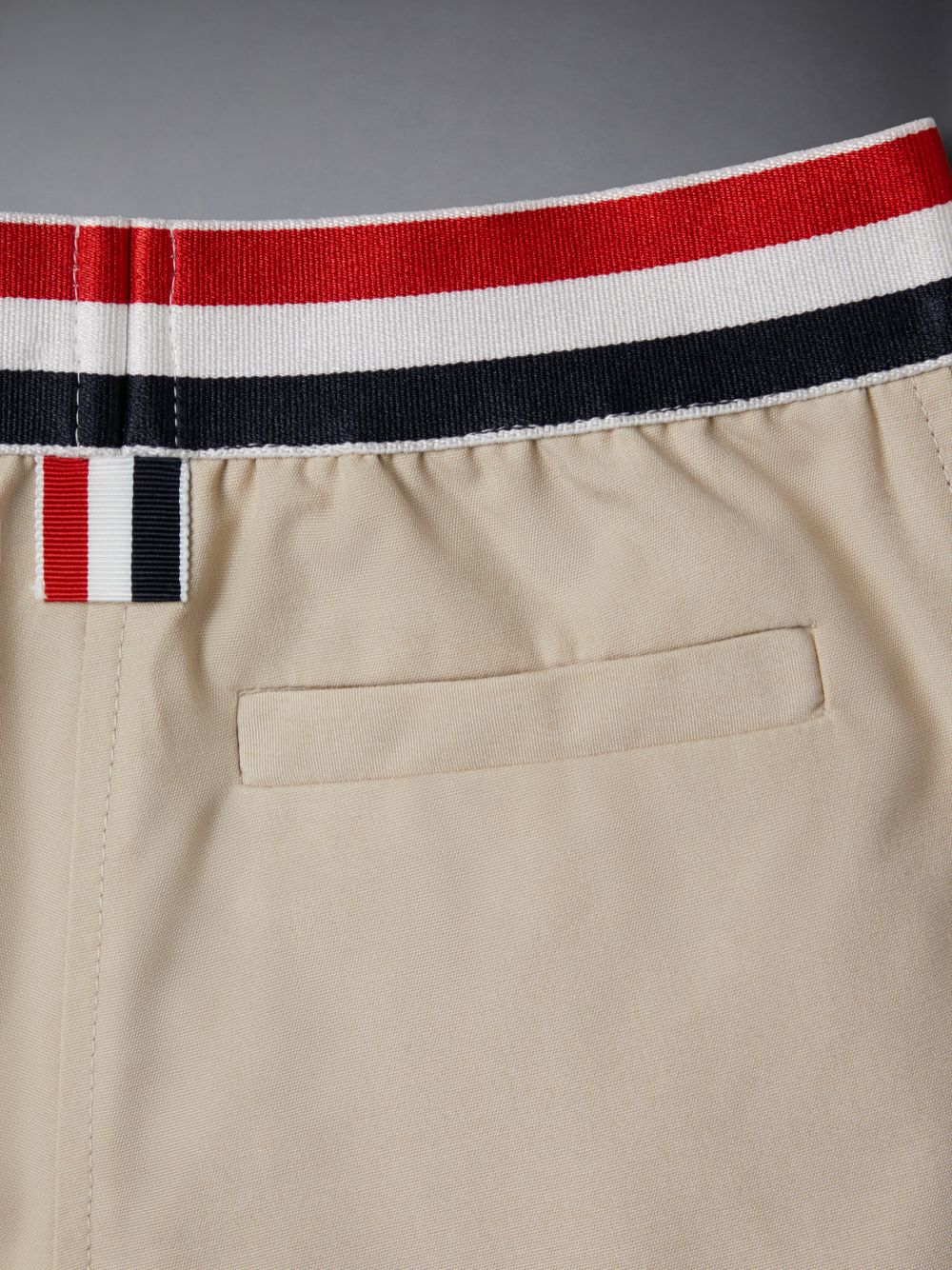 Boys's Thom Browne Typewriter Rugby Shorts Brown | GCF81J56395
