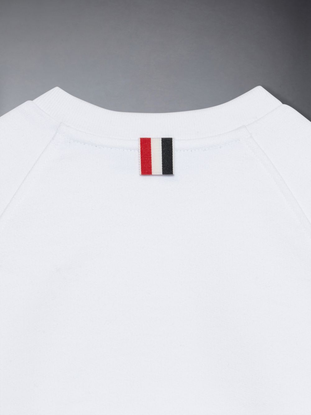 Girls's Thom Browne Classic Loopback 4-Bar Sweatshirts White | LCQ15B47211