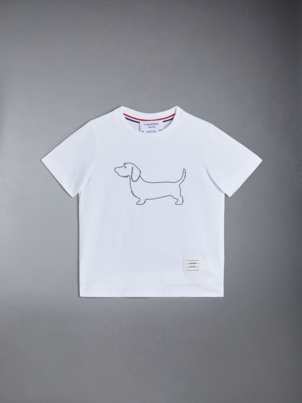 Girls\'s Thom Browne Cotton Hector T Shirts White | QCW54A48496