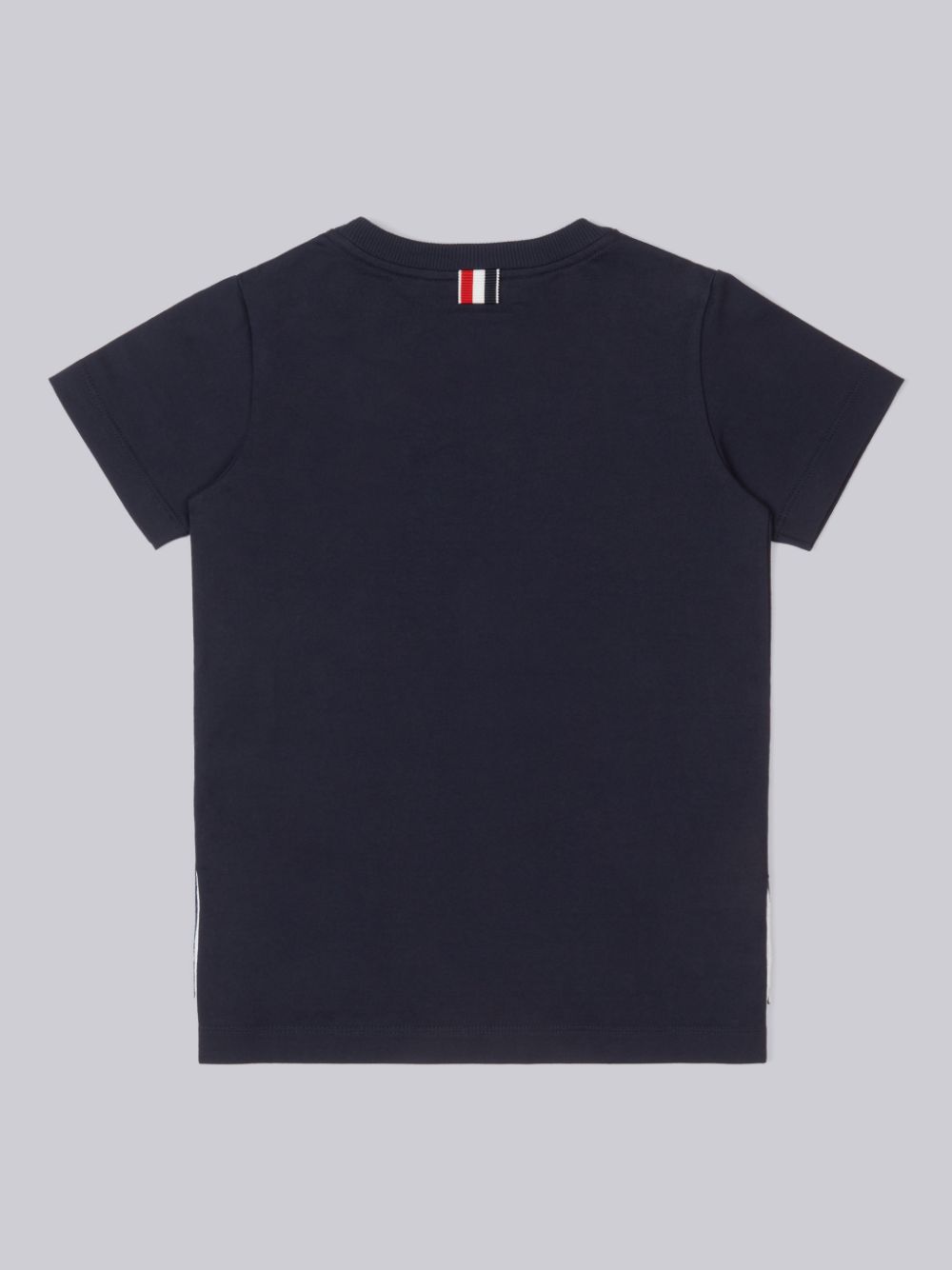 Girls's Thom Browne Cotton Jersey Short Sleeve T Shirts Navy | XRX81O24699