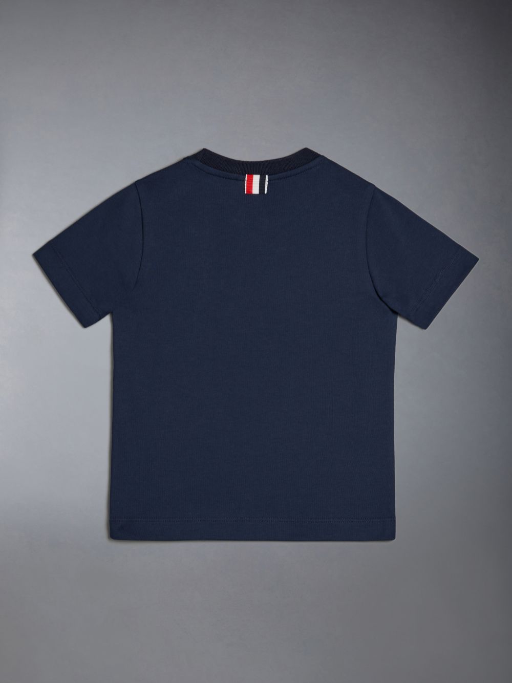 Girls's Thom Browne JERSEY STRIPED T Shirts Blue | FEY69N11204