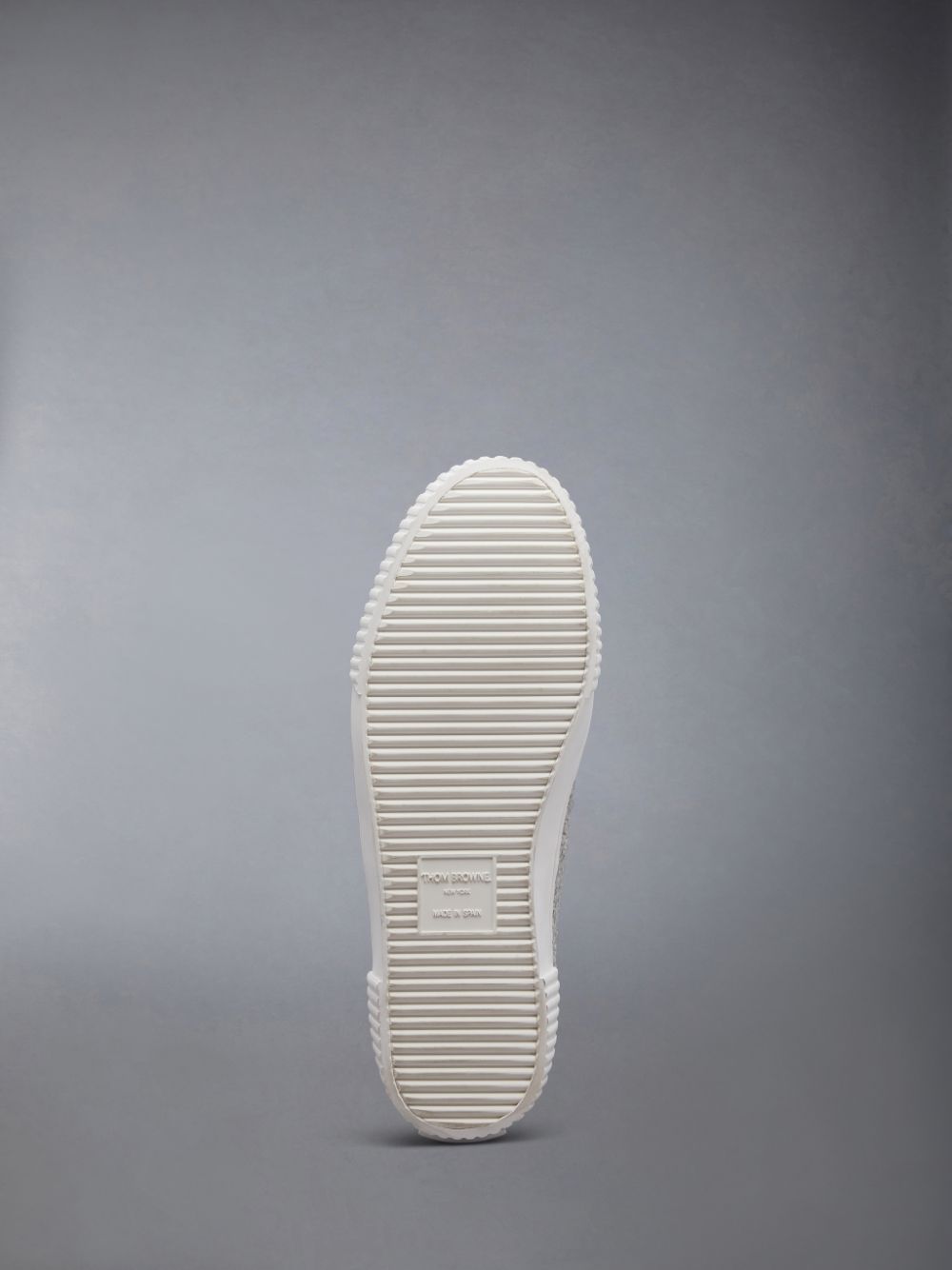 Men Thom Browne Cotton Tweed Heritage Sneakers Grey | UCD96Y76930