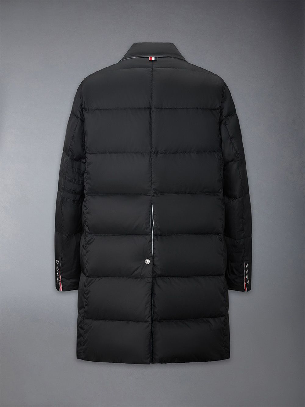 Men Thom Browne Downfilled 4-bar Classic Bal Collar Coats Black | NID32A12129