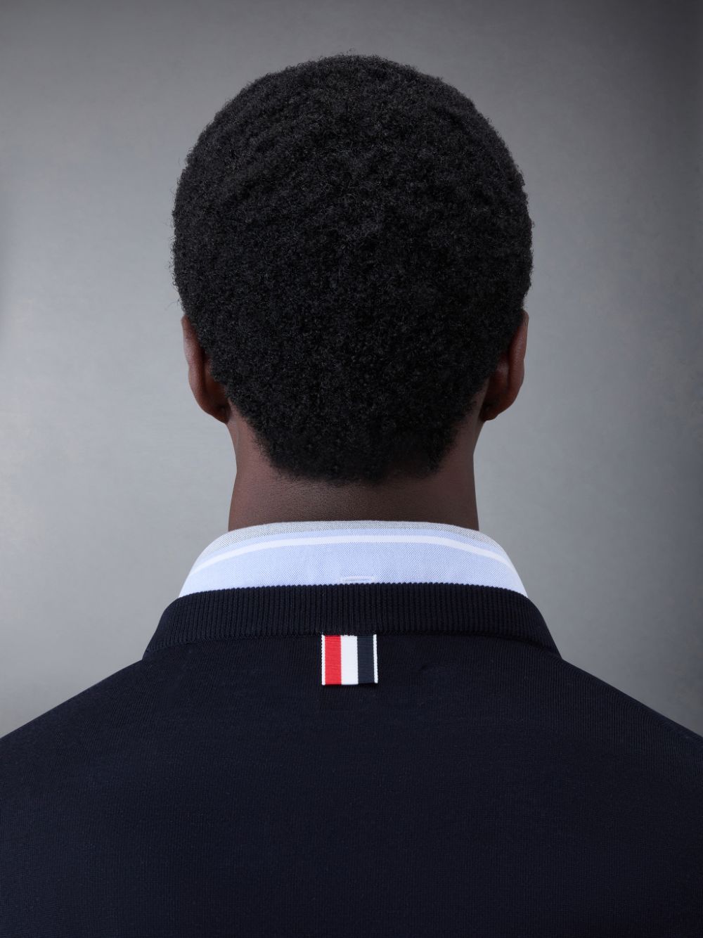 Men Thom Browne Fine Merino Jersey Stripe Relaxed Crew Neck Pullover Blue | ANB04U50355