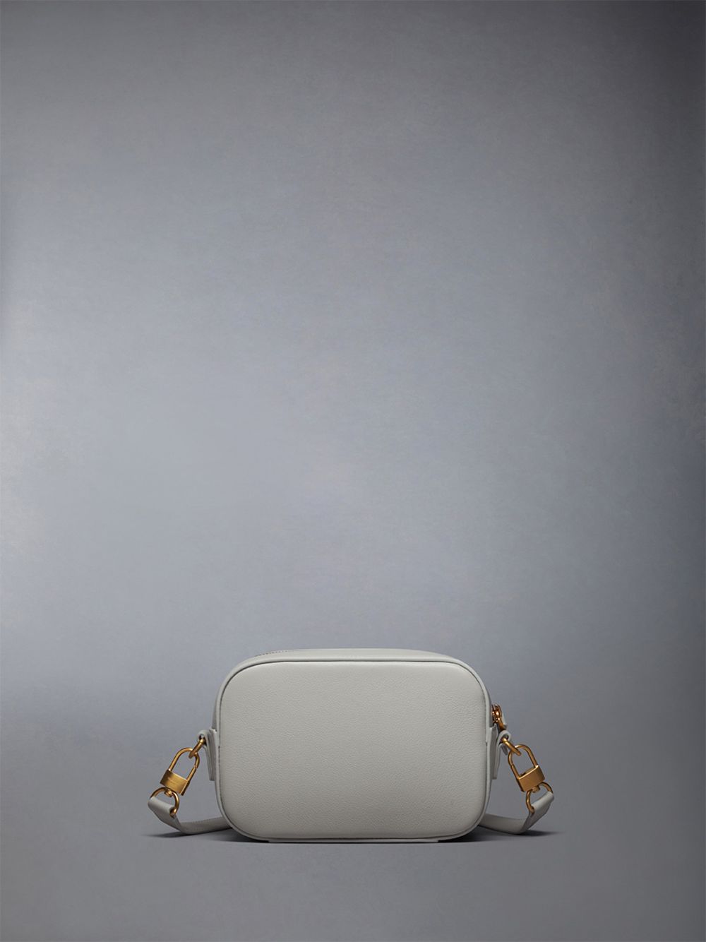 Men Thom Browne Horizontal Camera in Smooth Calf Tool Bags Beige | MRH95E53247