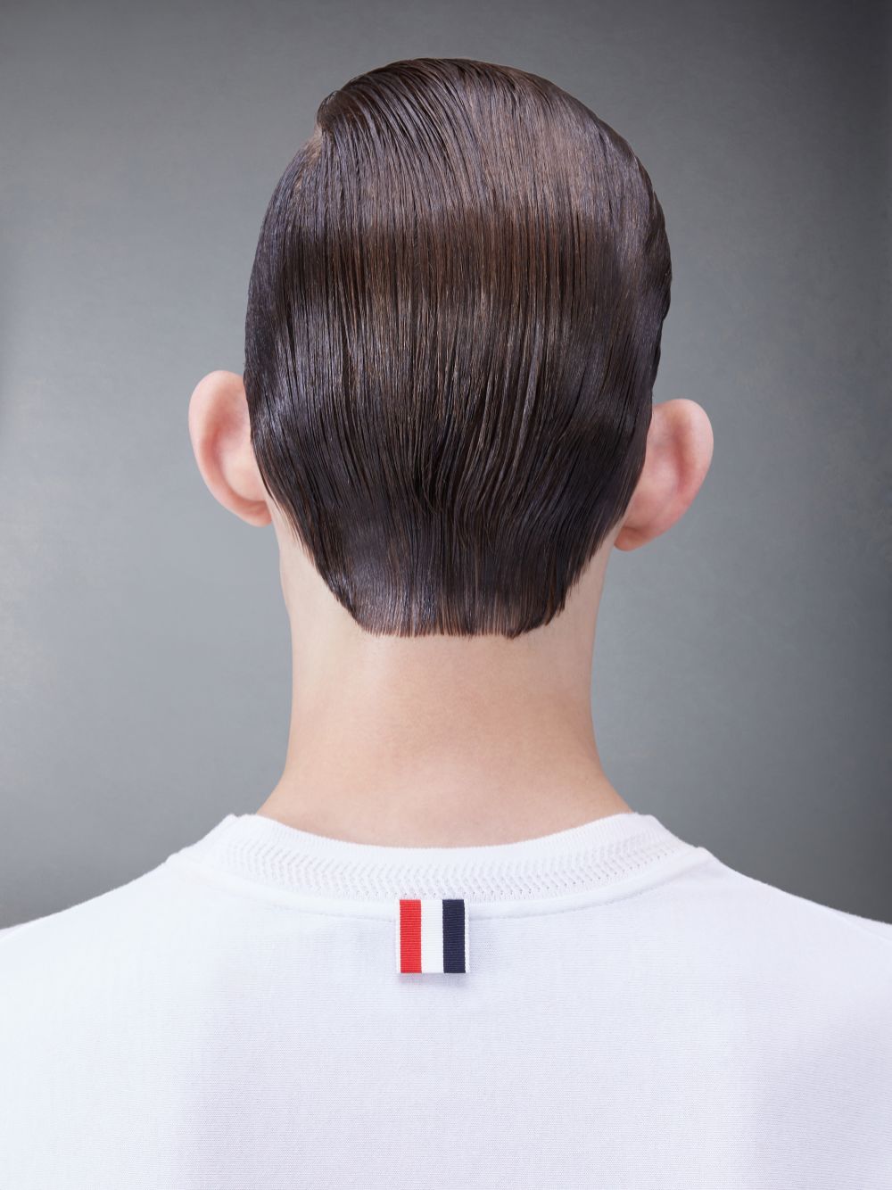 Men Thom Browne Jersey Short Sleeve T Shirts White | BYP11V23002