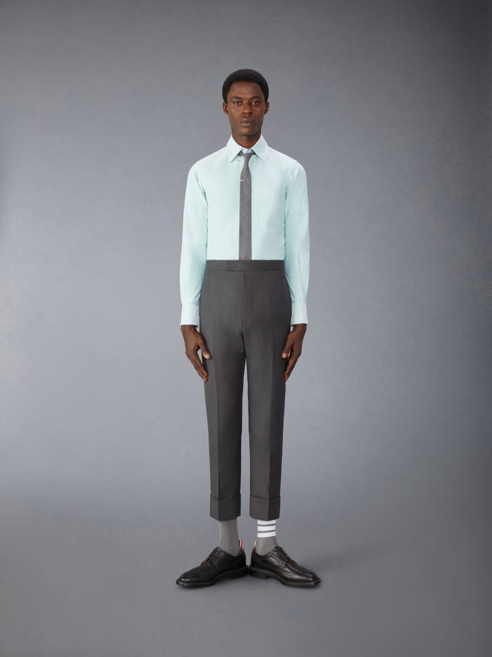 Men Thom Browne Oxford Armband Shirts Green | ACA23N87105