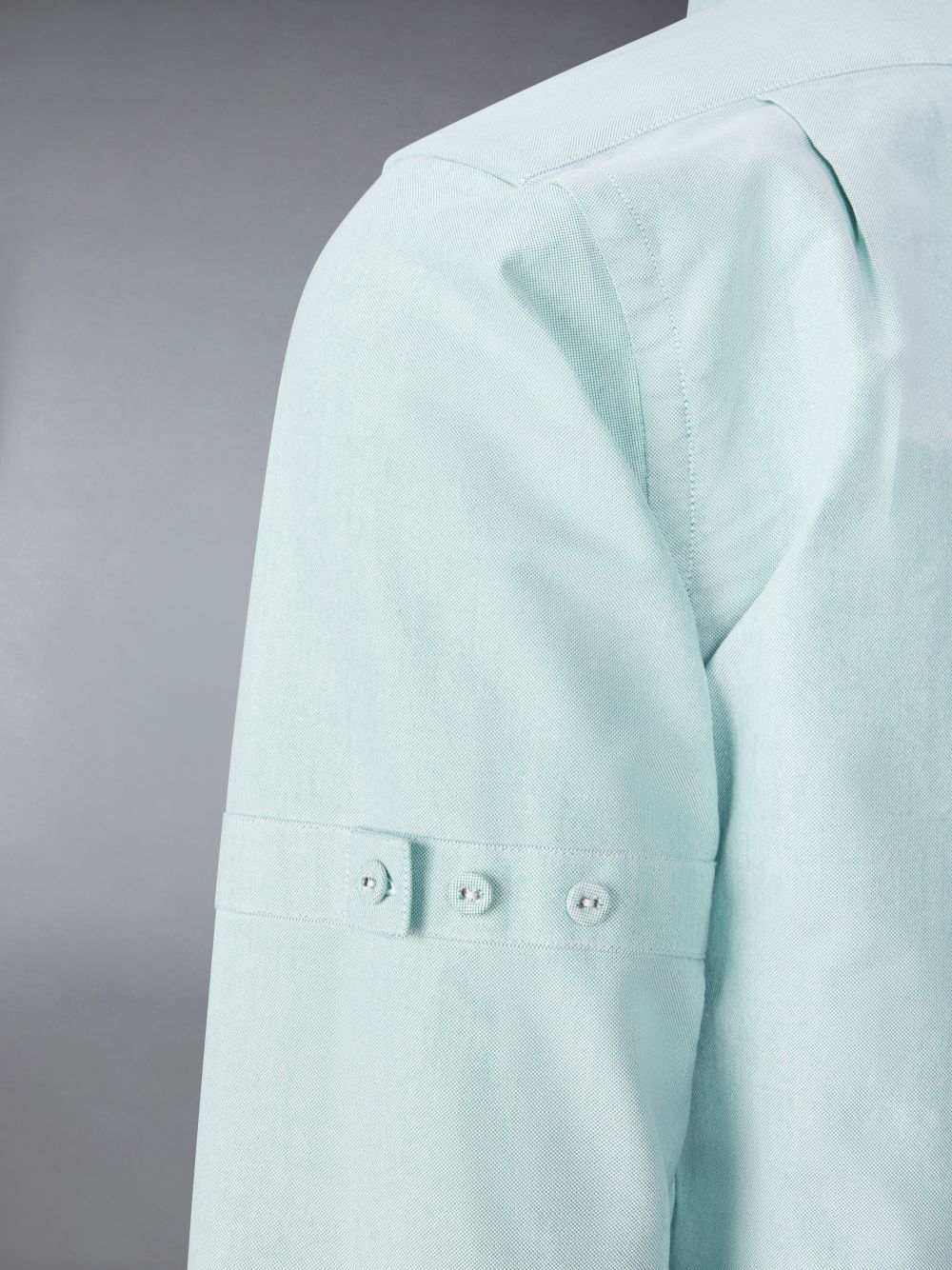 Men Thom Browne Oxford Armband Shirts Green | ACA23N87105