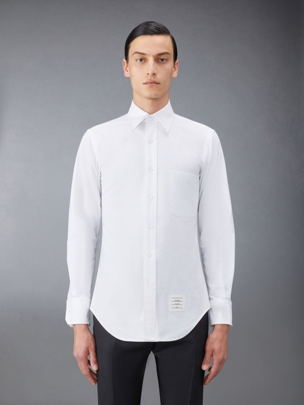 Men Thom Browne Oxford Classic Shirts White | YYD00T51526