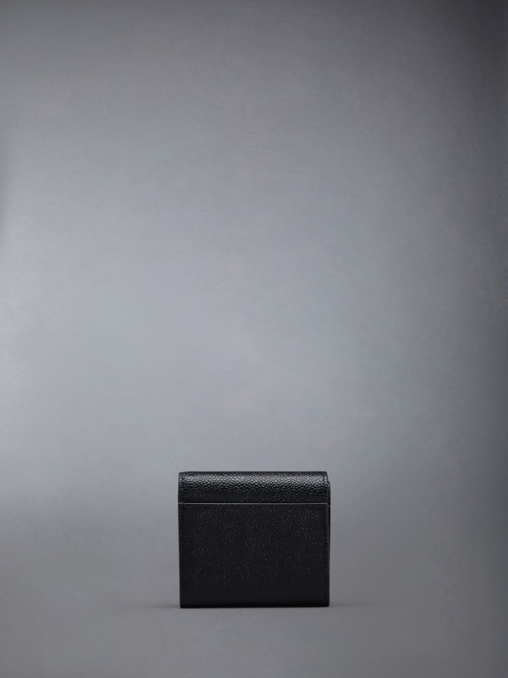 Men Thom Browne Pebble Grain Leather Small Purse With Coin Compartment Wallets Black | JHK98U26983