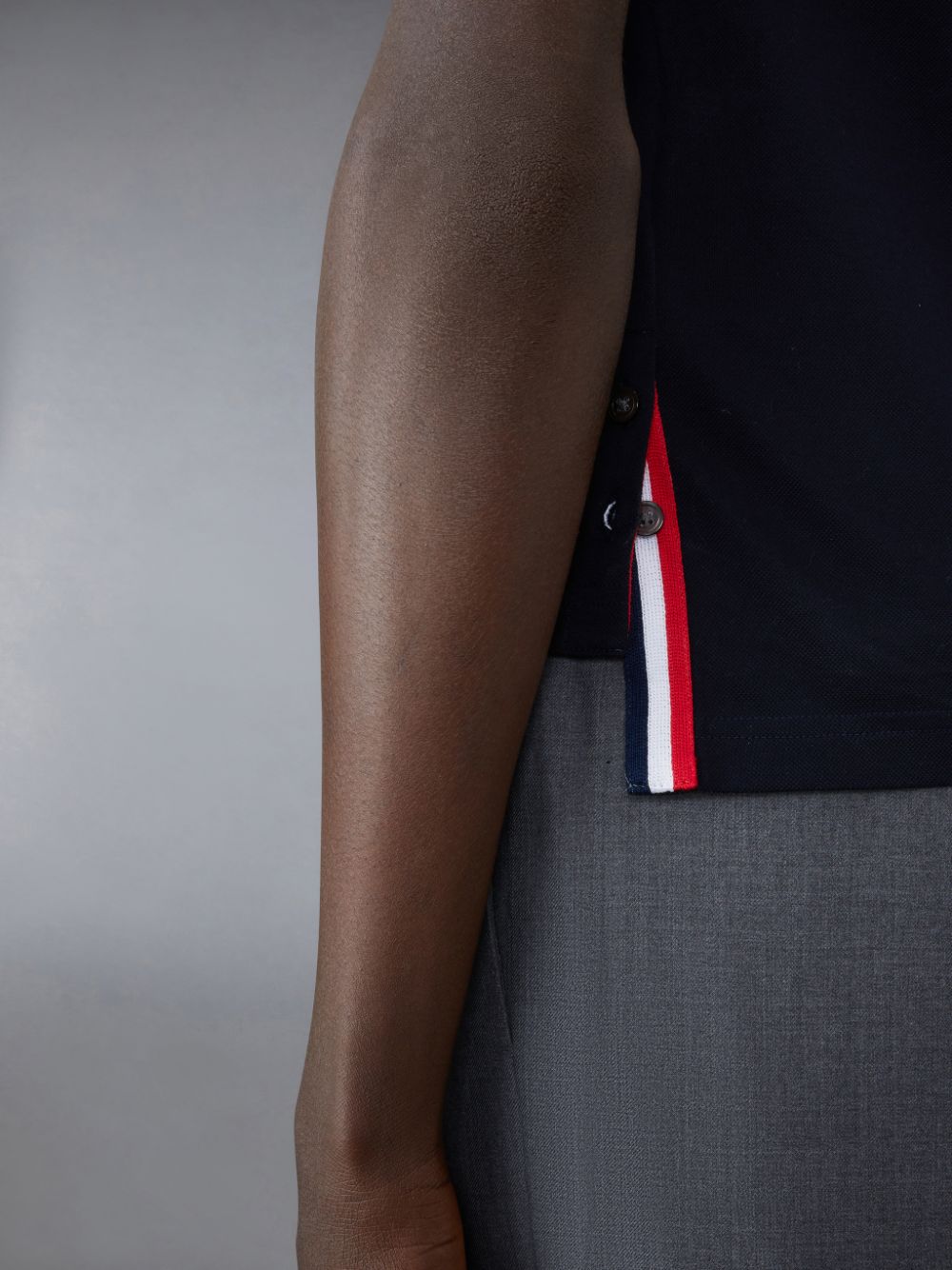 Men Thom Browne Pique Pocket Polo Shirt Blue | SLZ95M97694