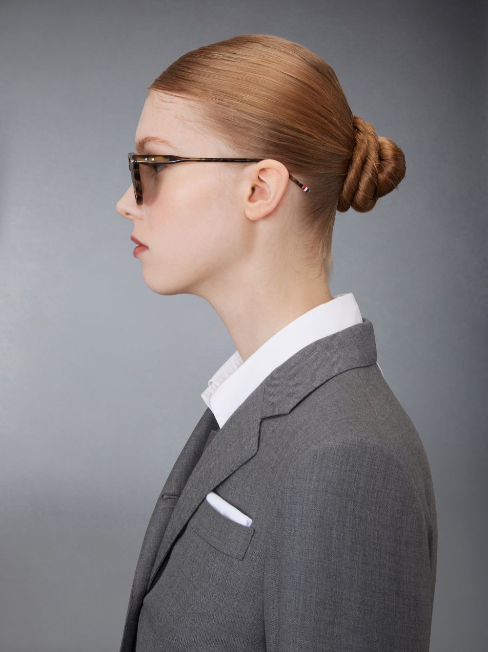 Men Thom Browne Tortoise Acetate Round Sunglasses Brown | VQQ79K02975