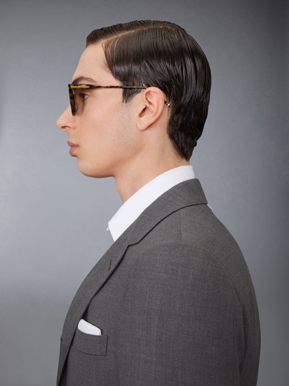 Men Thom Browne Tortoise Acetate Round Sunglasses Brown | VQQ79K02975