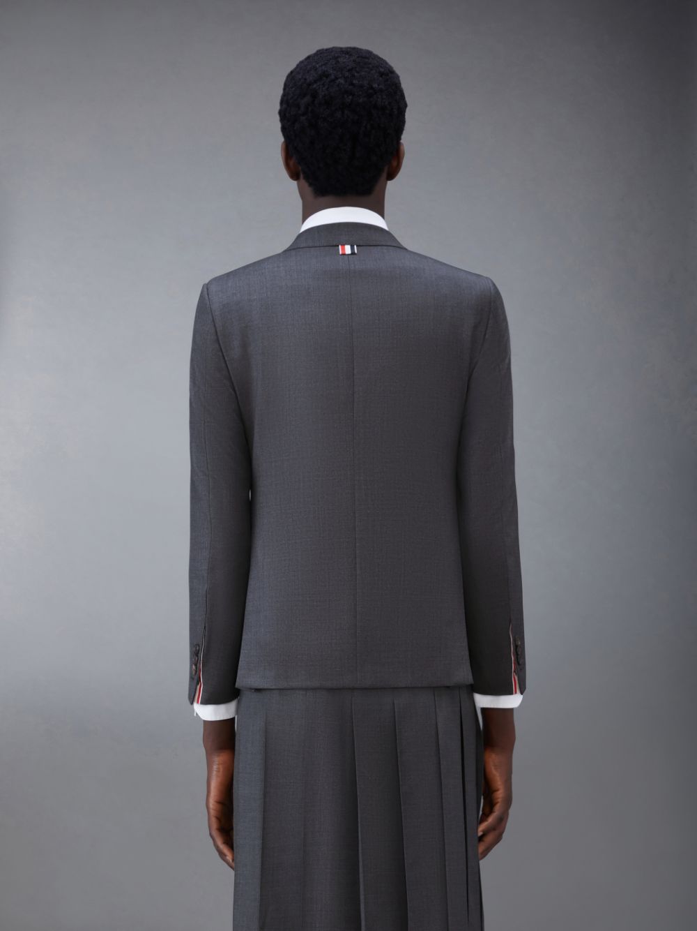 Men Thom Browne Twill Classic Sport Coats Grey | RSY26A71353