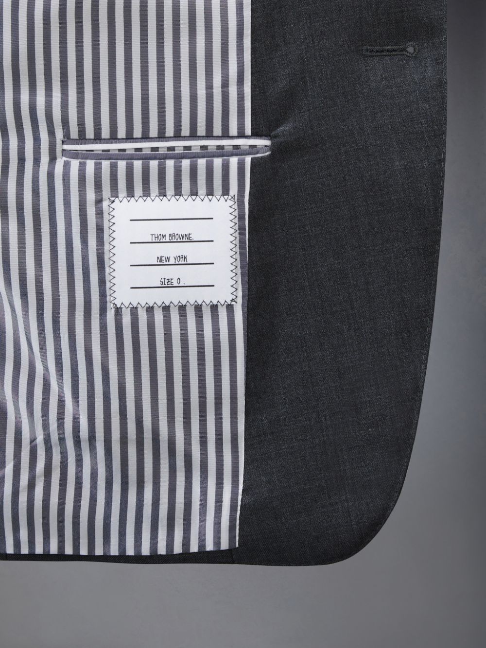Men Thom Browne Twill Classic Sport Coats Grey | RSY26A71353