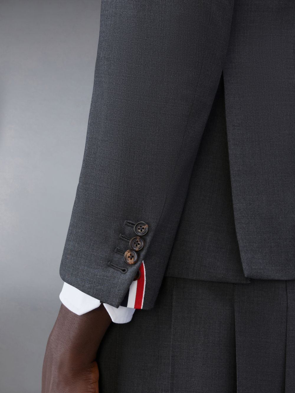 Men Thom Browne Twill Classic Sport Coats Grey | RSY26A71353