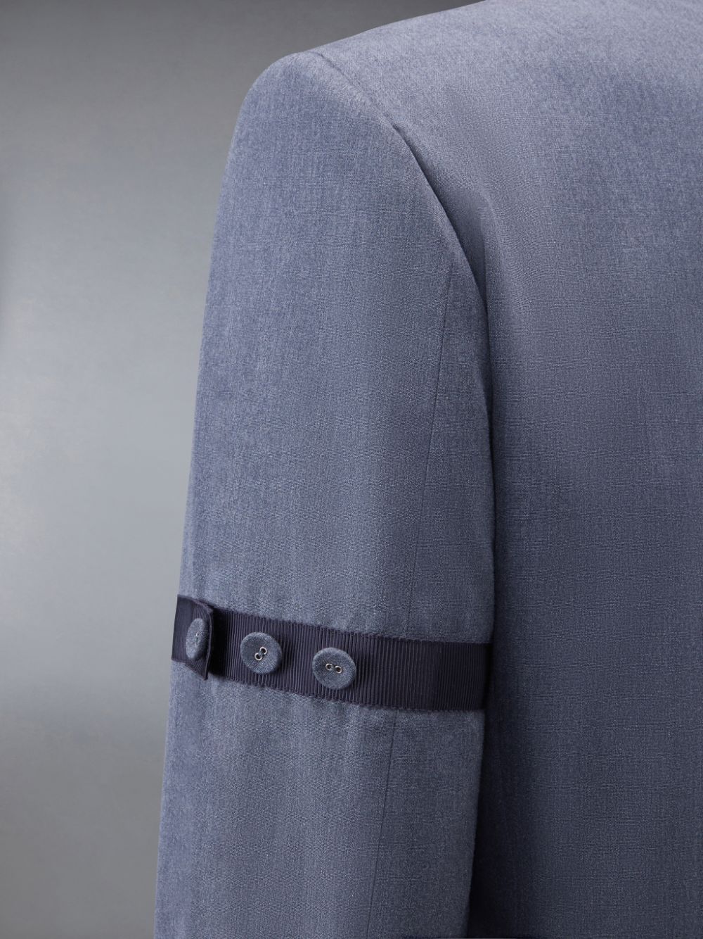 Men Thom Browne Typewriter Cloth Armband Sport Coats Grey | SGR03I85298