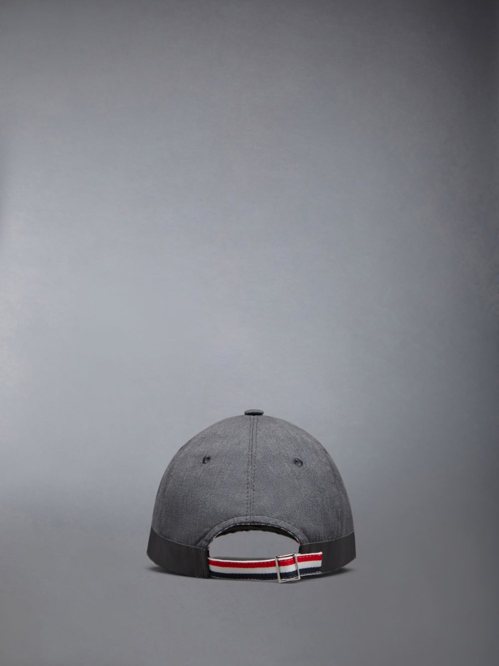 Men Thom Browne Typewriter Cloth Classic Baseball Caps Grey | BSK90R25596