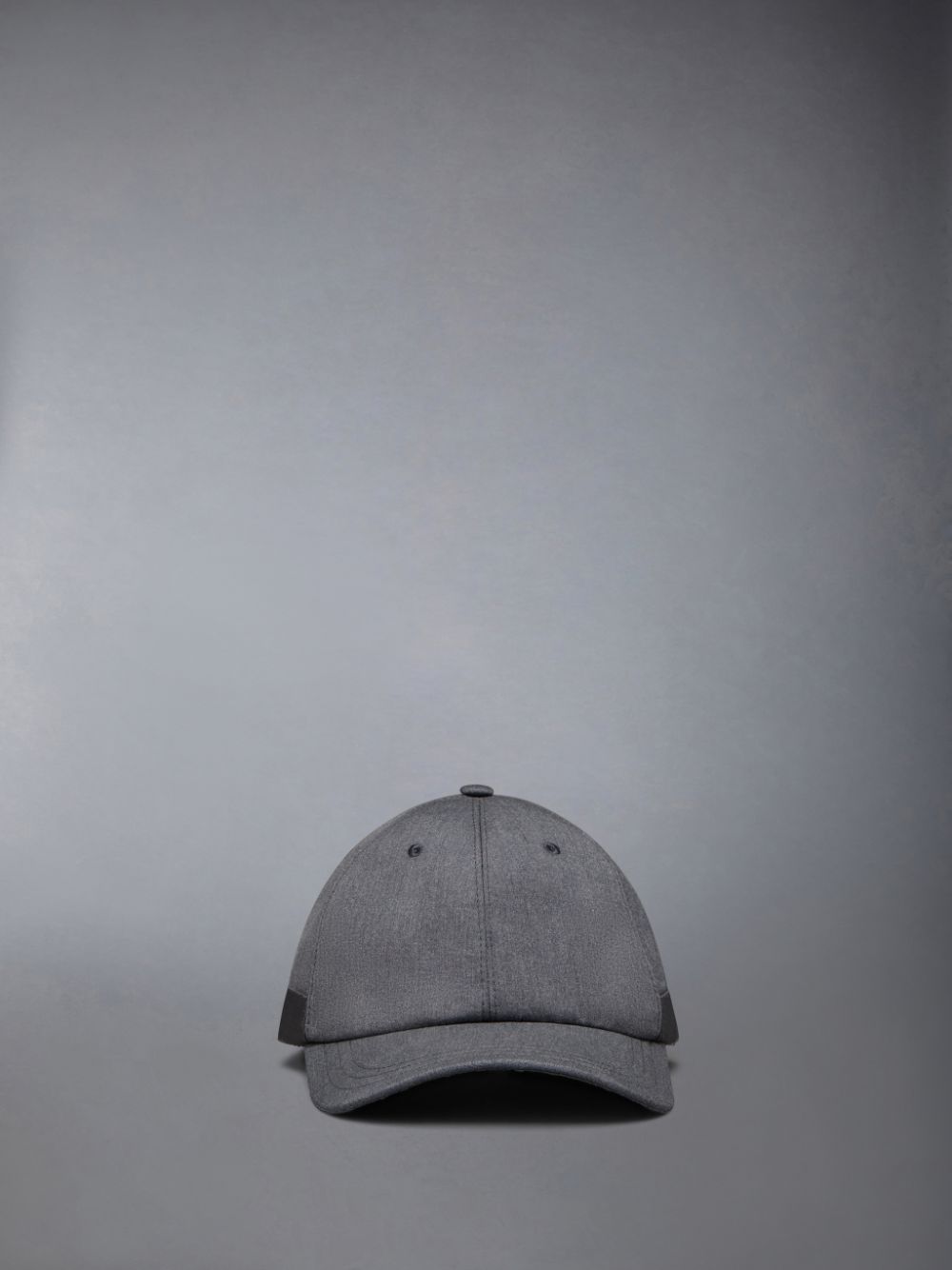Men Thom Browne Typewriter Cloth Classic Baseball Caps Grey | BSK90R25596