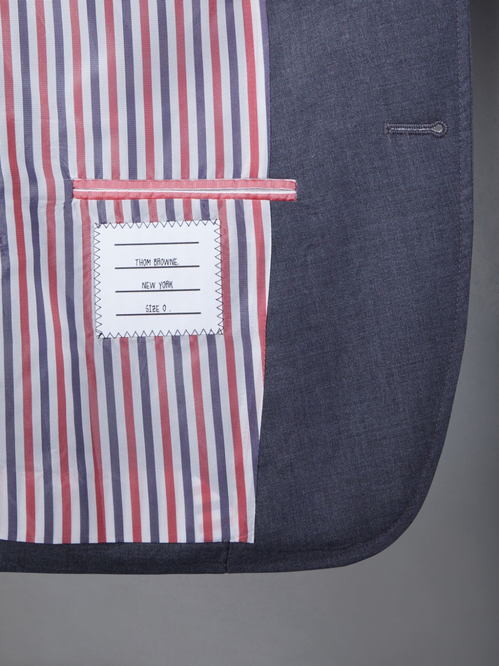 Men Thom Browne Wool 4-Bar Sack Sport Coats Grey | XMN12I57867