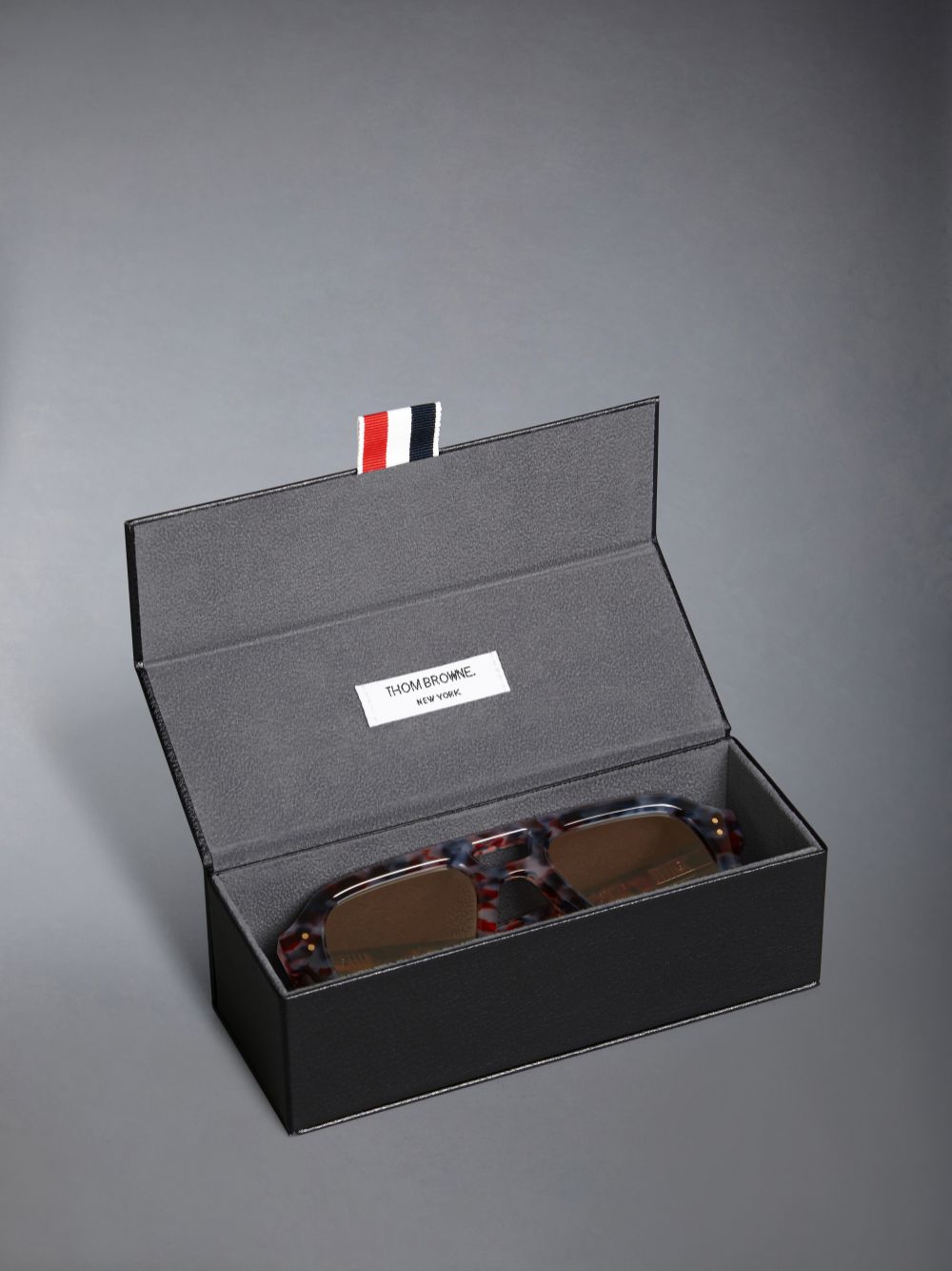 Women Thom Browne Acetate Aviator Sunglasses Multicolor | ZPE65R61588
