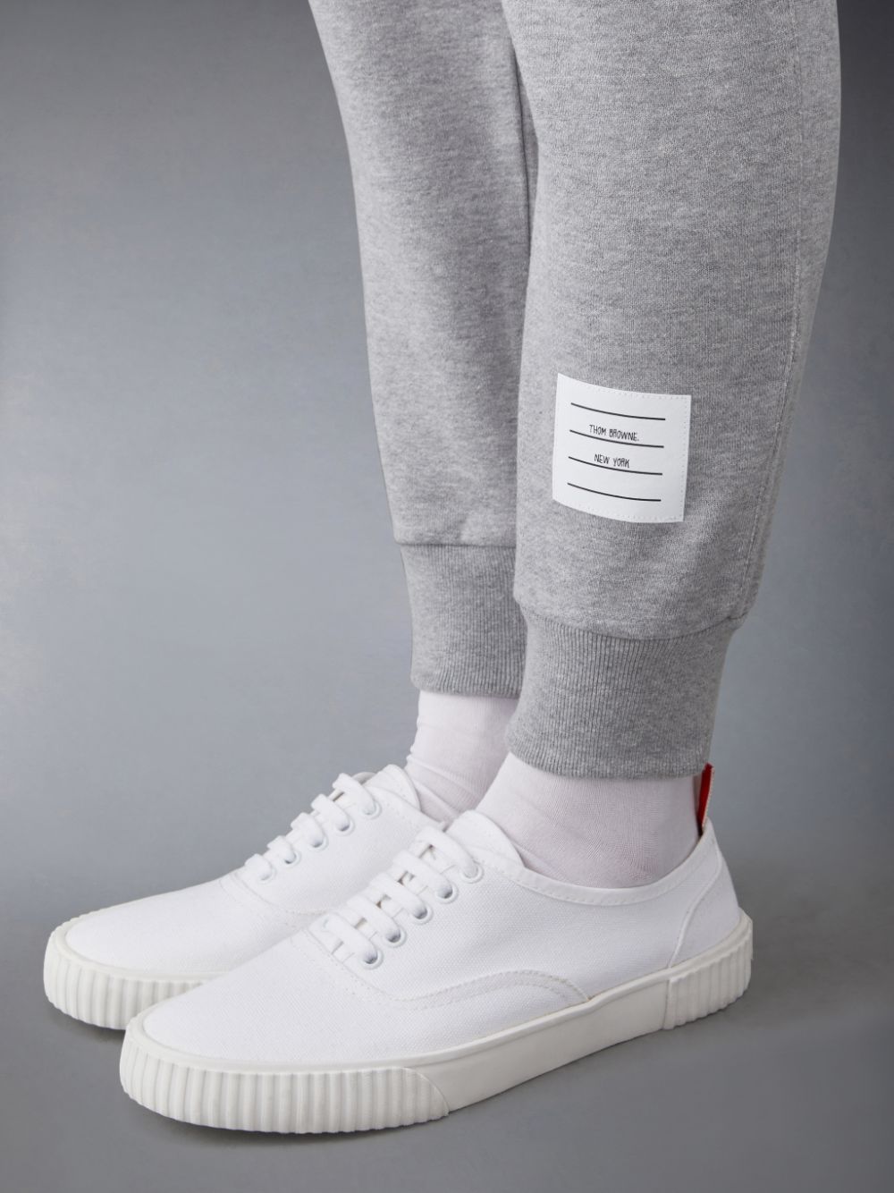 Women Thom Browne Canvas Heritage Sneakers White | OOR39F16923