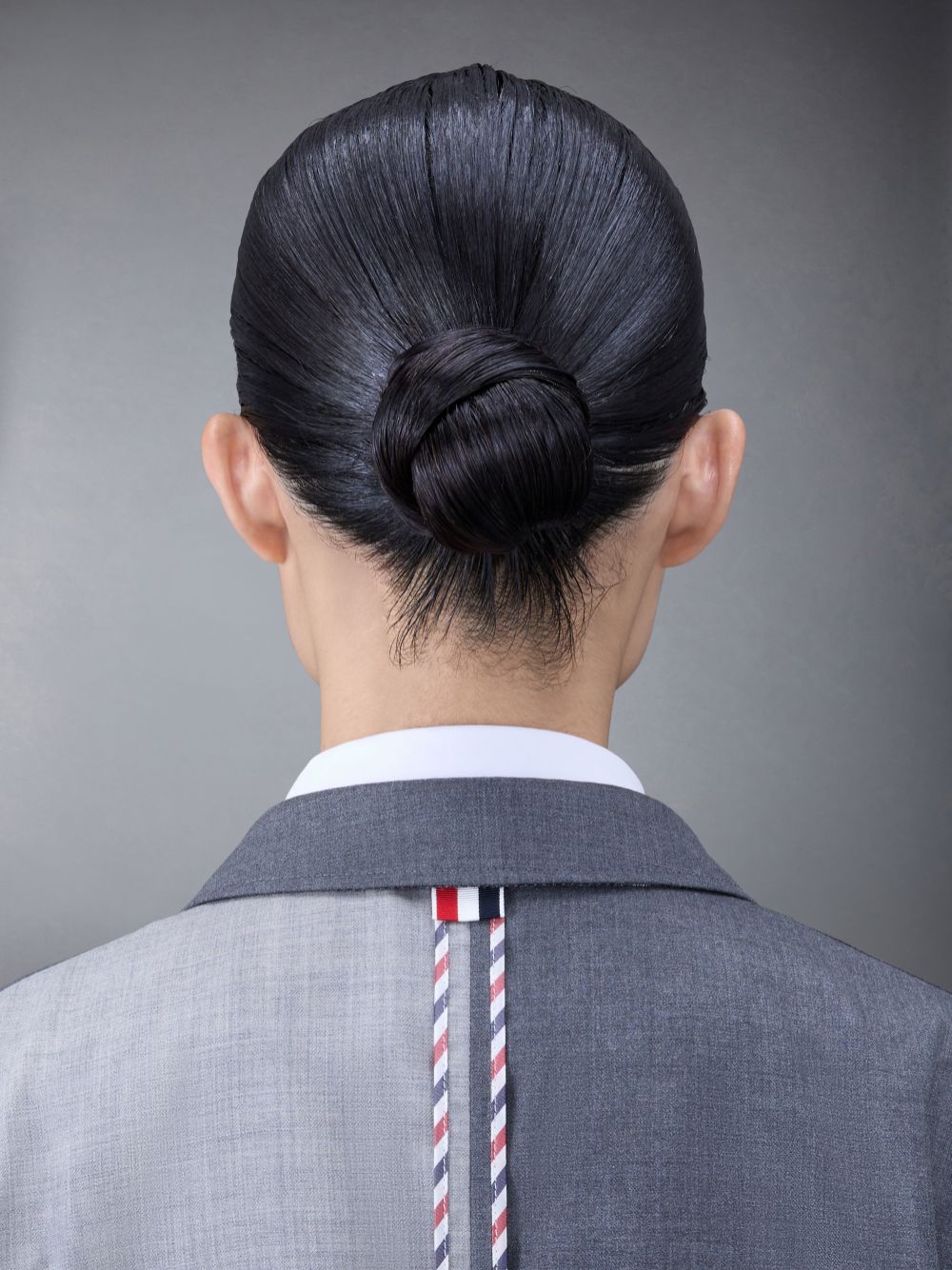 Women Thom Browne Classic Funmix Twill Sportcoat Coats Grey | WTU26W24882