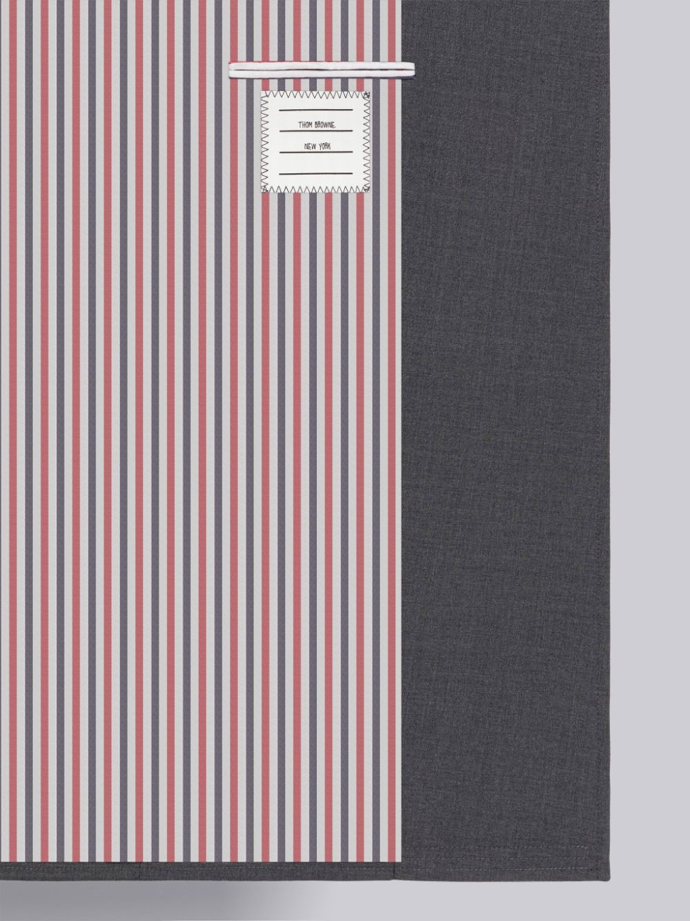 Women Thom Browne PLAIN WEAVE 4-BAR CHESTERFIELD Coats Grey | BJK23V98814