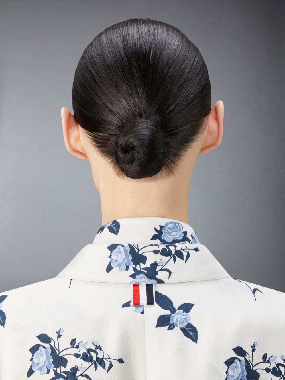Women Thom Browne Silk Floral Slim Fit Sport Coats White | OKP24Q46989