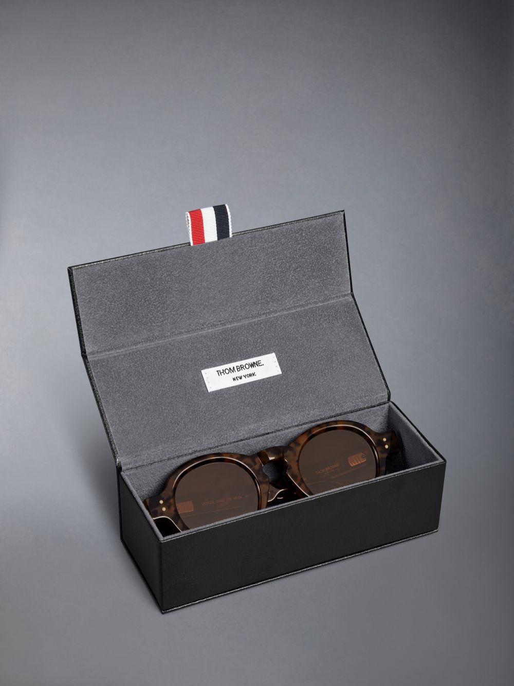 Women Thom Browne Tokyo Tortoise Acetate Round Sunglasses Brown | JYQ36B96879