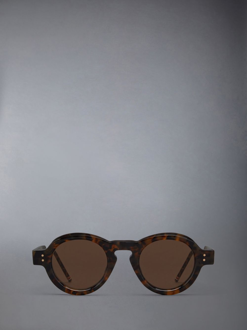Women Thom Browne Tokyo Tortoise Acetate Round Sunglasses Brown | JYQ36B96879