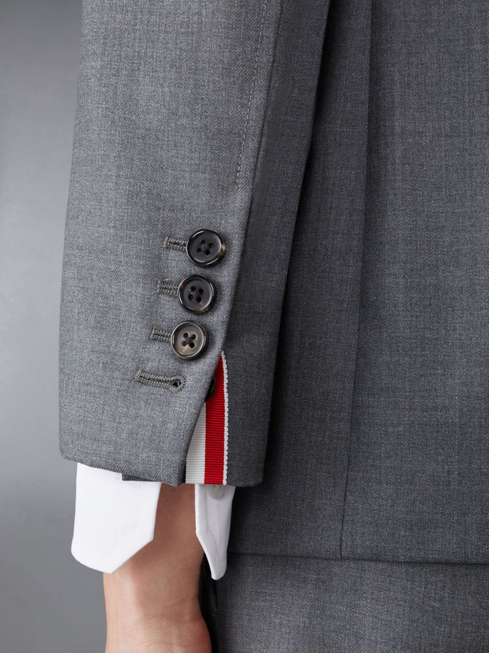 Women Thom Browne Twill Sack Sport Coats Grey | BLX86T69943