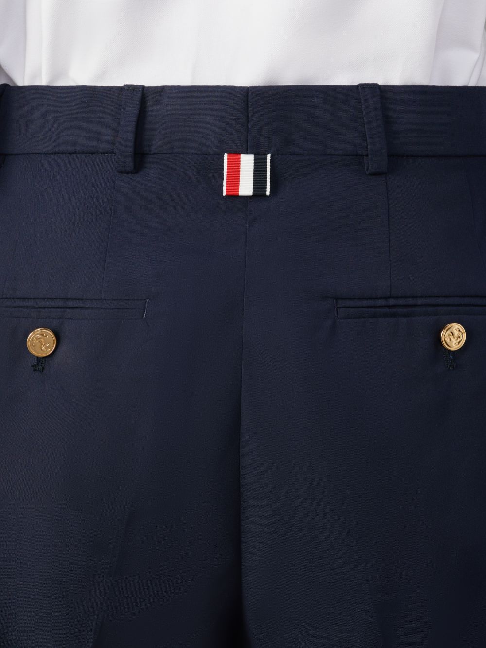Women Thom Browne Typewriter Sack Shorts Blue | HJK72J07929