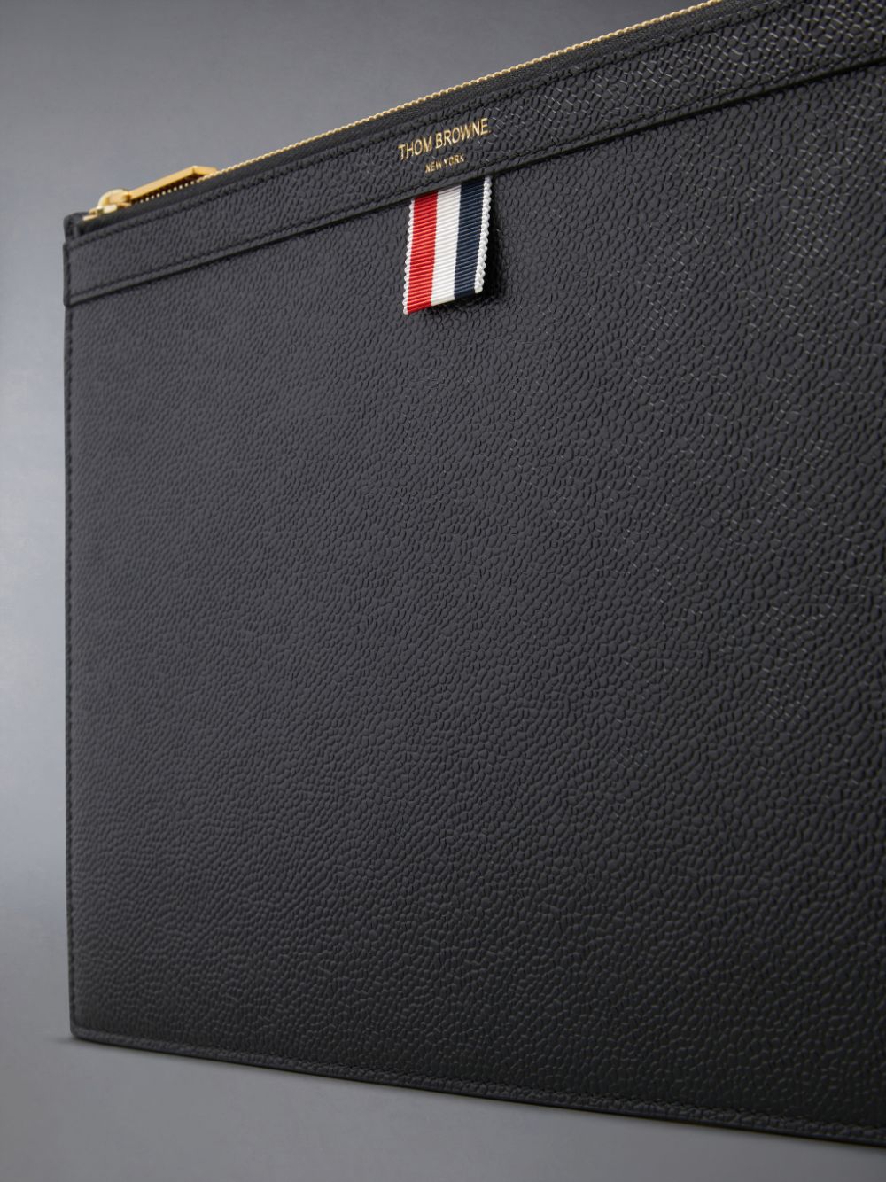 Women Thom Browne small leather Clutch Bags Black | RRP96W89297